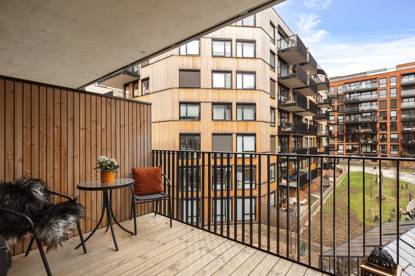 Fra hovedsoverommet er det utgang til balkong nr. 2. Galleribilde