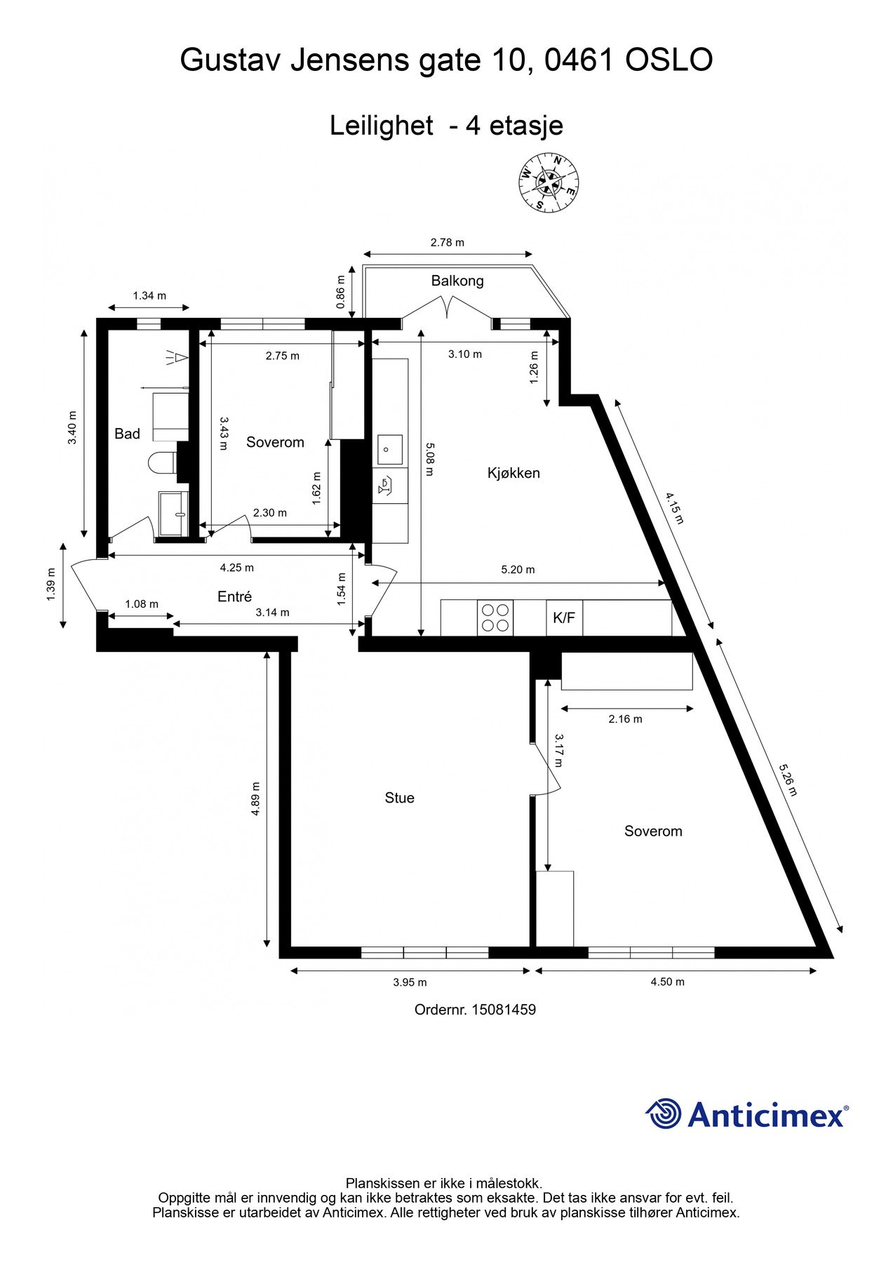 Først plantegning, så du får orientert deg litt før du ser videre. Galleribilde