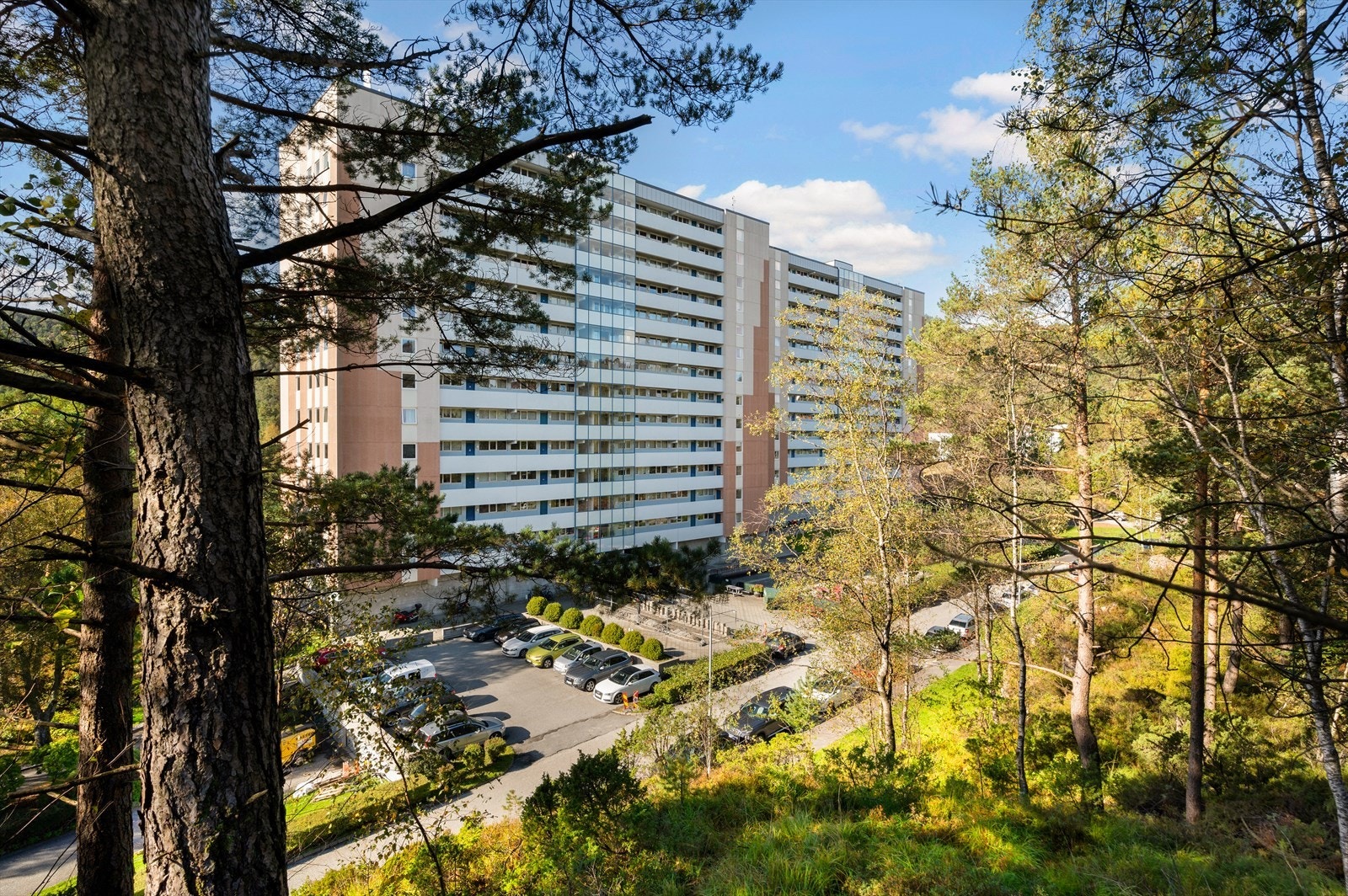 - Har man behov for parkering er det parkeringsplasser rundt blokken. Det er også muligheter for å leie garasjeplass ved søknad til styret - Galleribilde