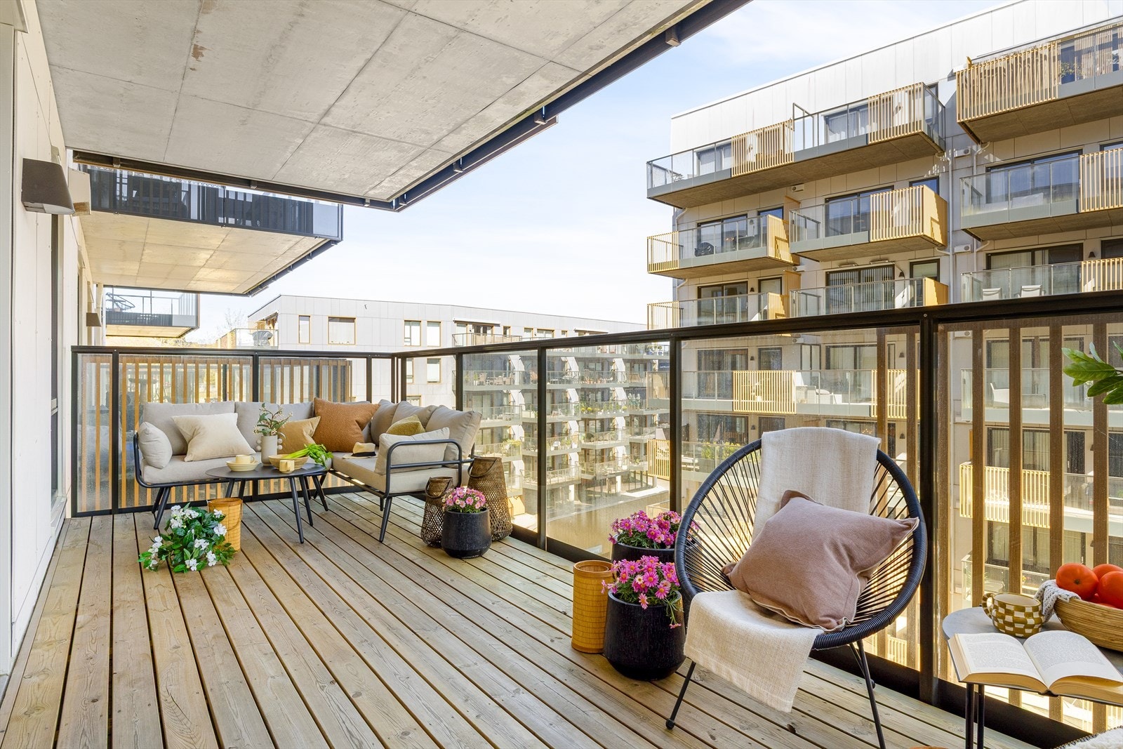 Fra stuen har du utgang til altanen på hele 14,2 m². Galleribilde