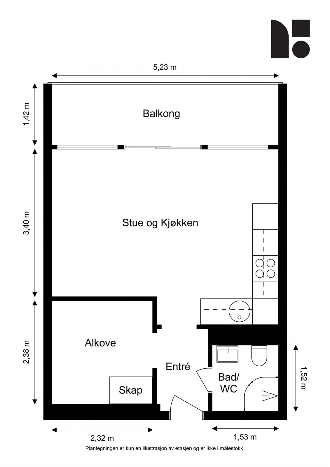 Plantegning. Galleribilde