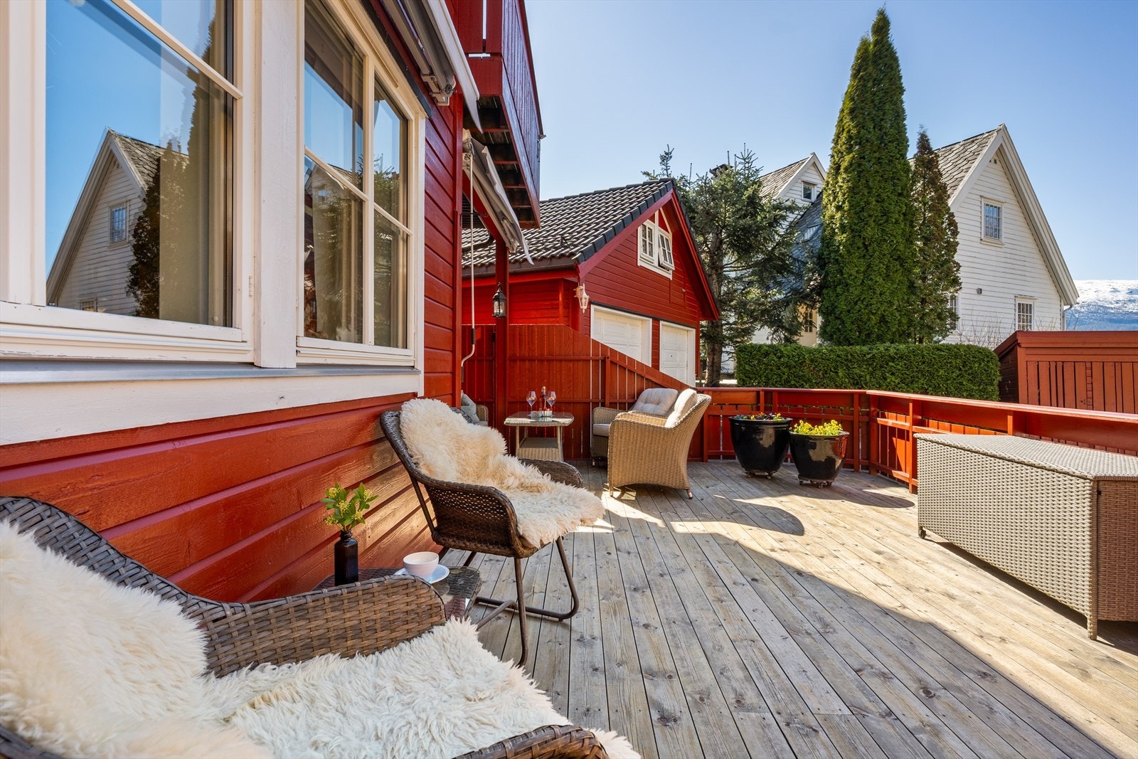 Terrassen, her med utsikt i retning Gråsida. Galleribilde
