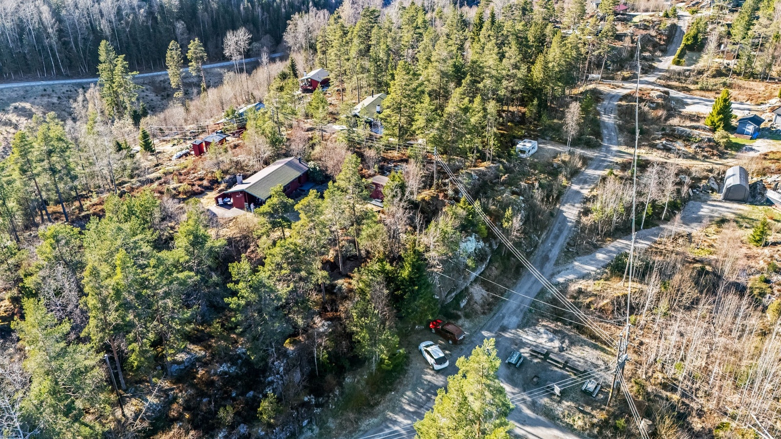 Hytta gir en enkel og rolig fritidsopplevelse Galleribilde