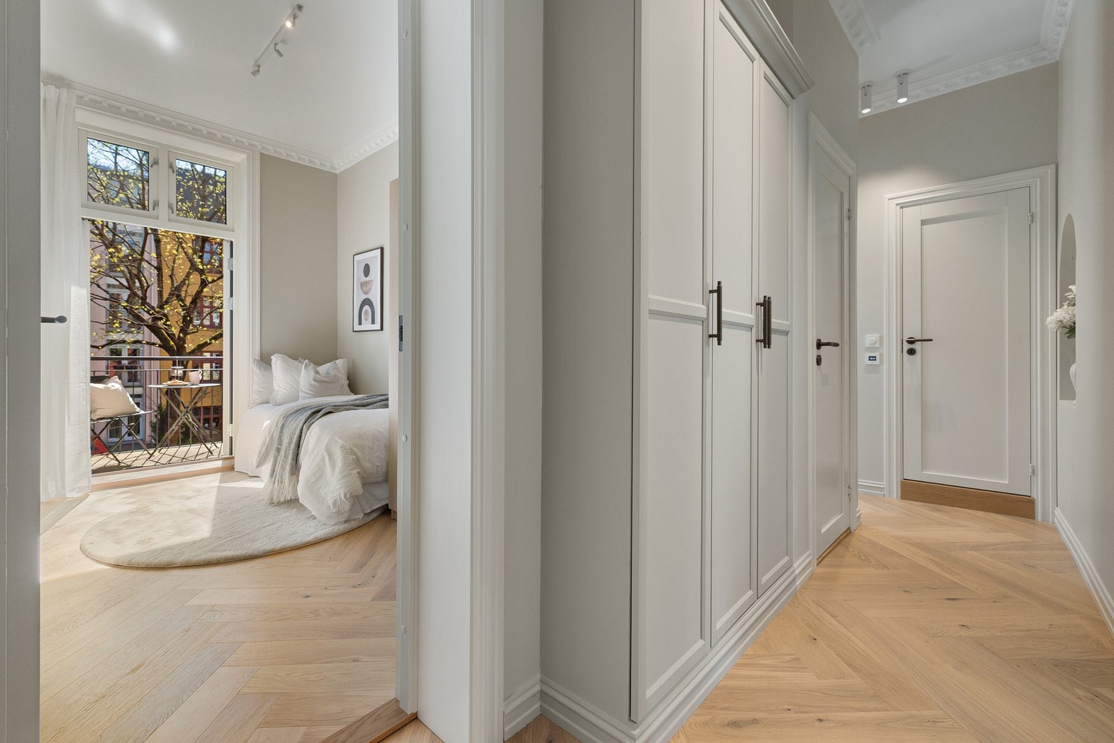 Meget etterspurt planløsning med to soverom mot bakgård. Galleribilde