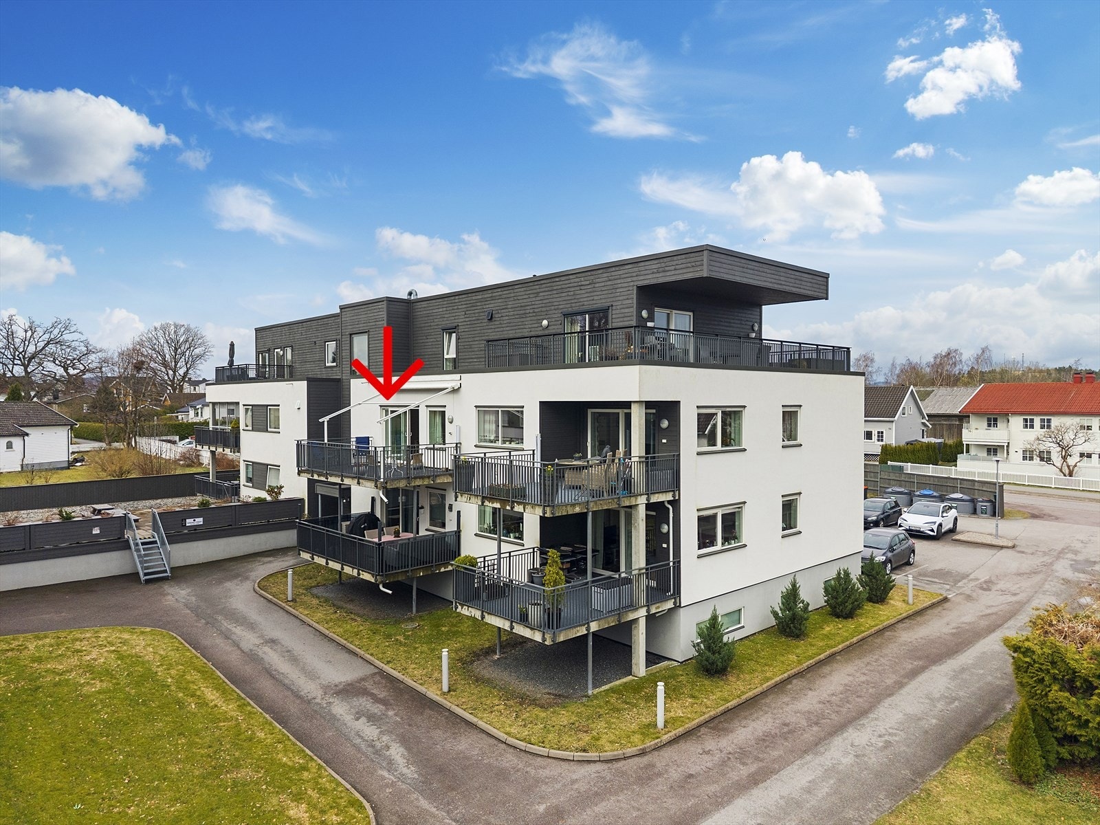 Velkommen til en nyere 3 roms leilighet i 2. etasje. Fotograf A7 Media v/ Joakim Maylove Moltzau Galleribilde