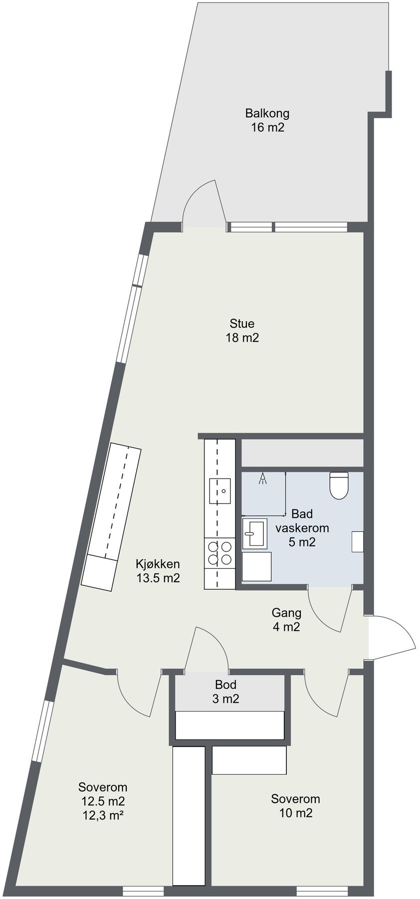 Planskisse. Galleribilde