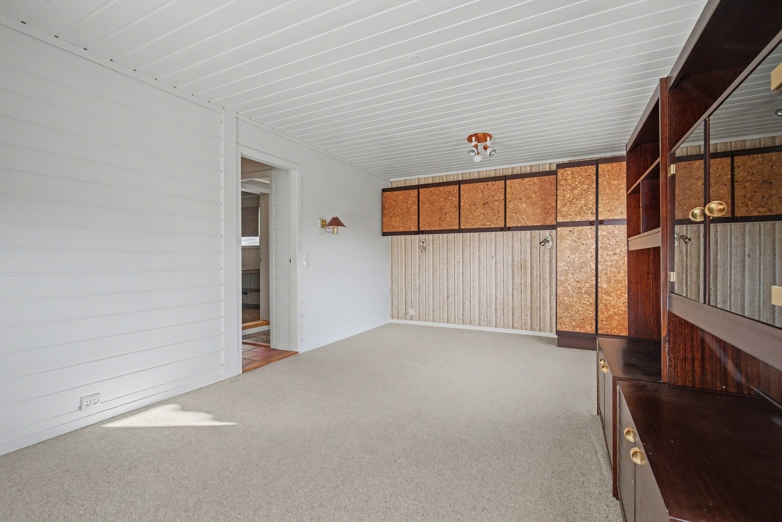 Kjellerstue, godkjent som to soverom i tegninger Galleribilde