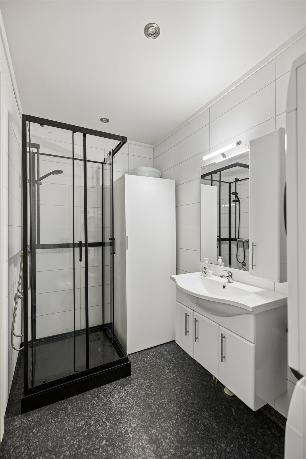 Badet i første etasje ble oppgradert i 2018 og fungerer også som vaskerom. Galleribilde
