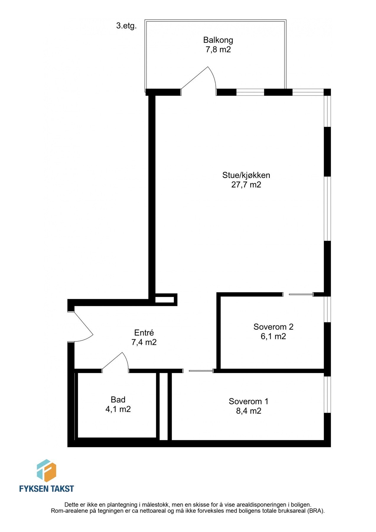 Ta en titt på planskissen og gjør deg kjent med romfordelingen! Skulle ikke oppsatt visningstidspunkt passe? Ta kontakt på 941 60 434, så finner vi en løsning. Galleribilde