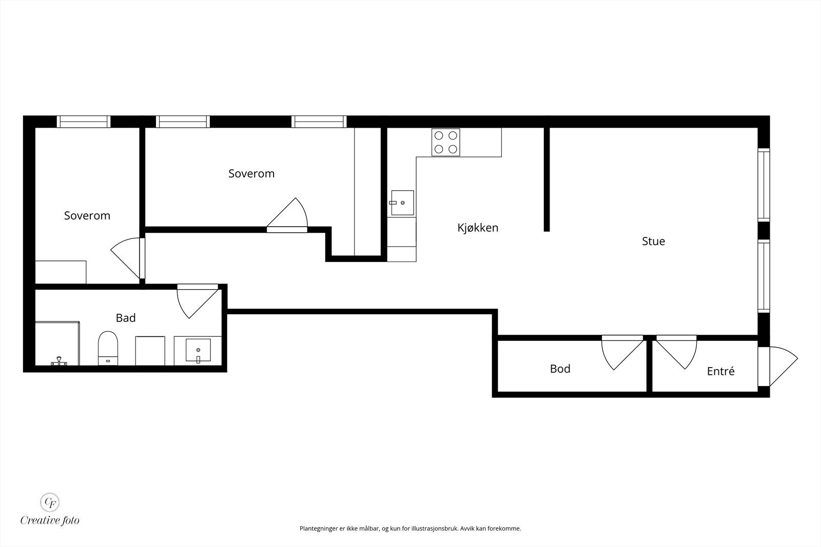 Plantegning Galleribilde