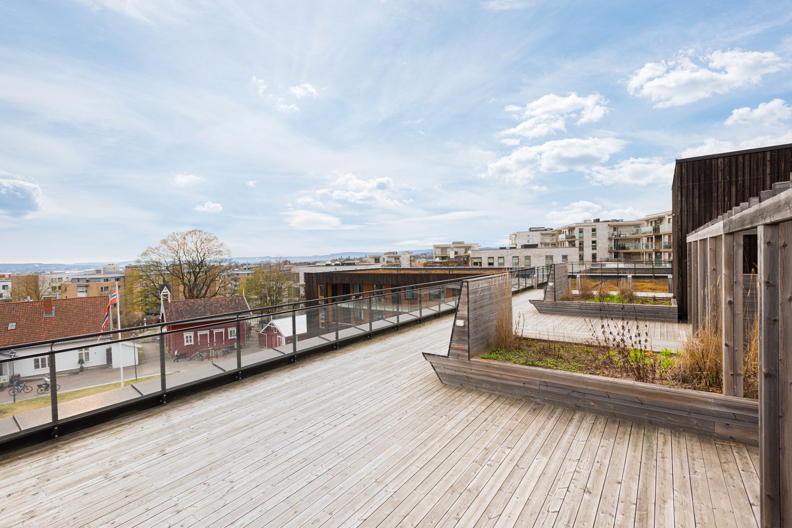 Tilgang til 3 fantastiske takterrasser. Galleribilde