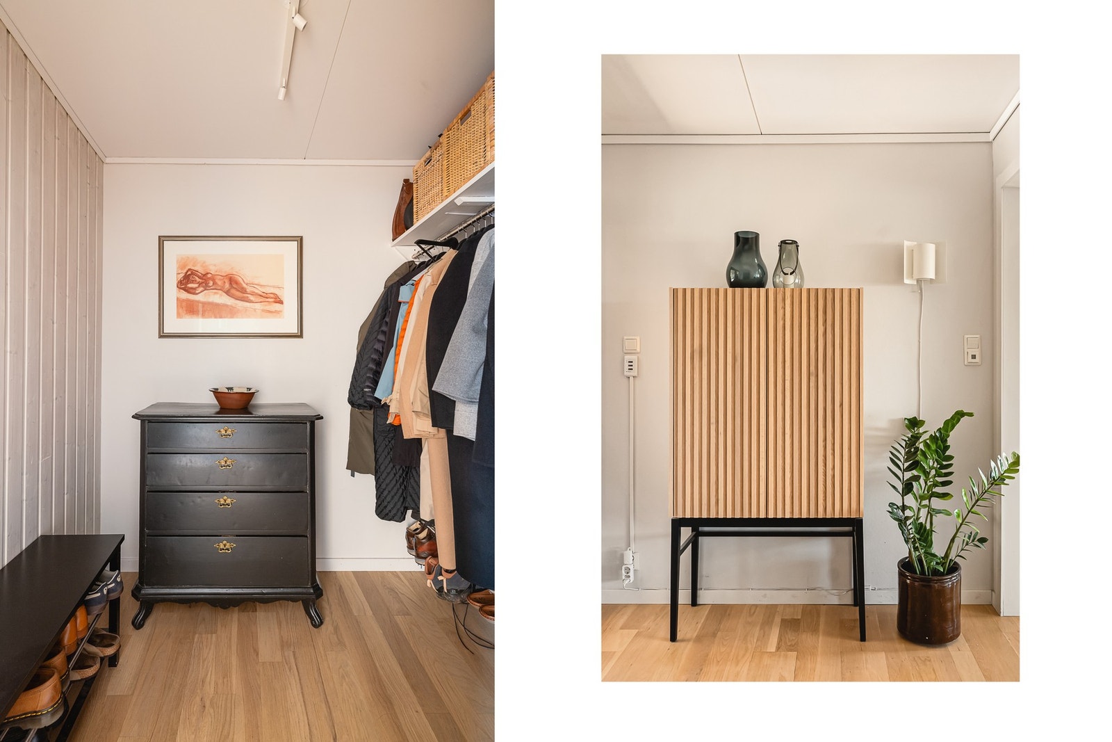 - I hallen har du praktisk garderobe - Galleribilde