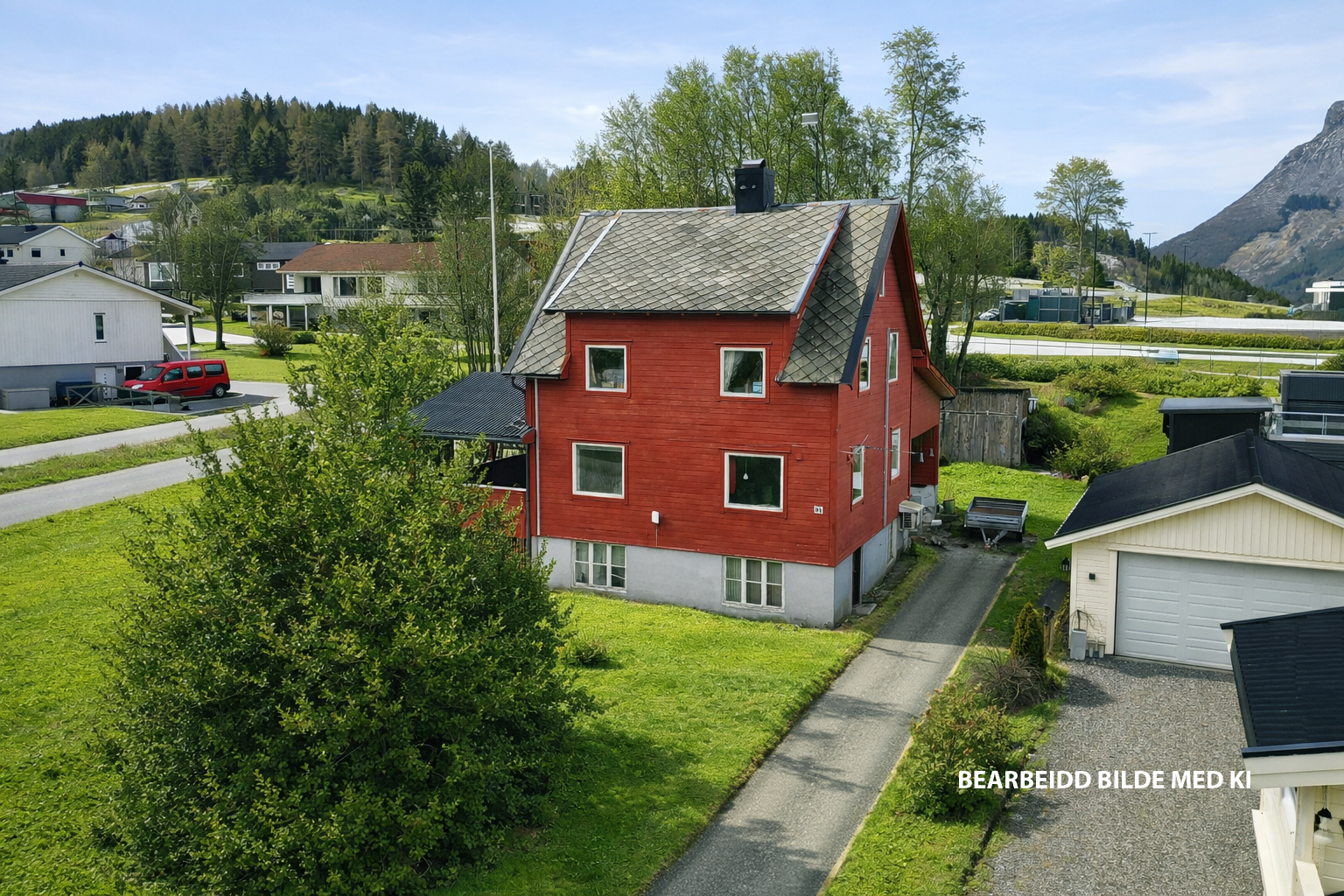 Flat tilkomst til eigedomen Galleribilde