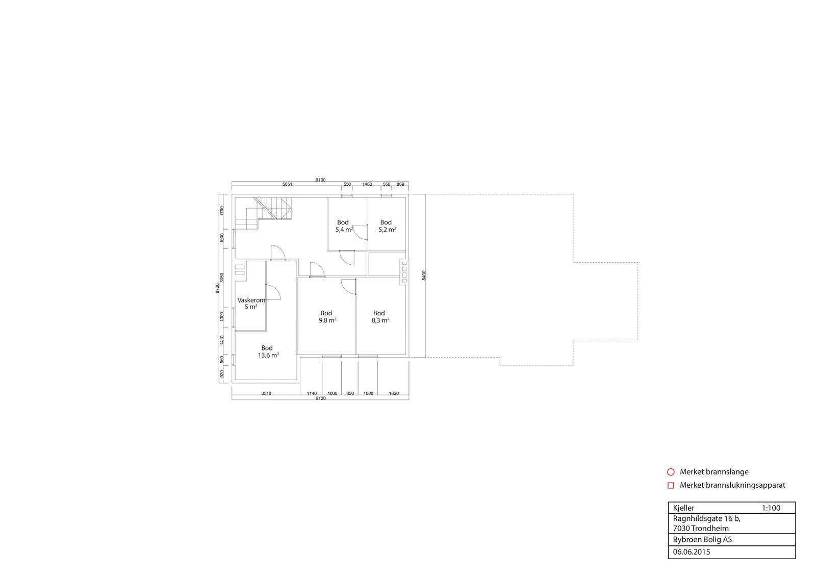 Plantegning kjeller Galleribilde