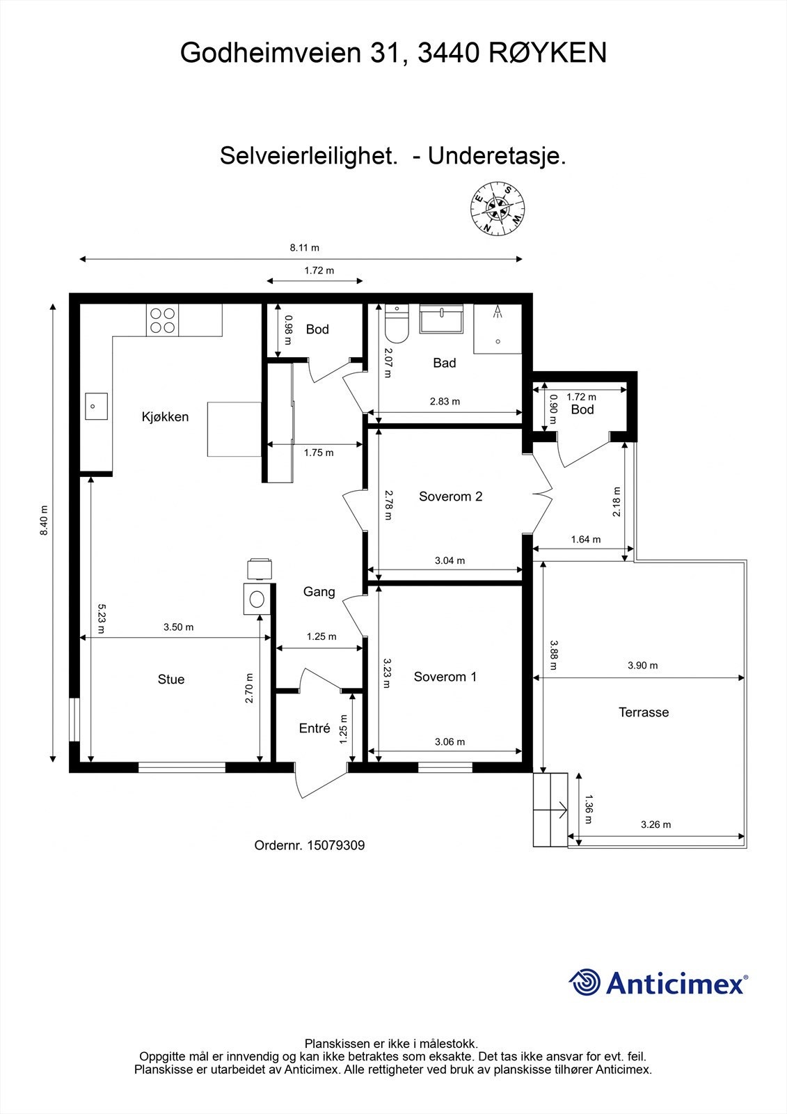 Plantegning Galleribilde