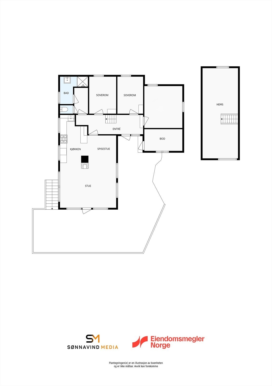 Plantegning Galleribilde