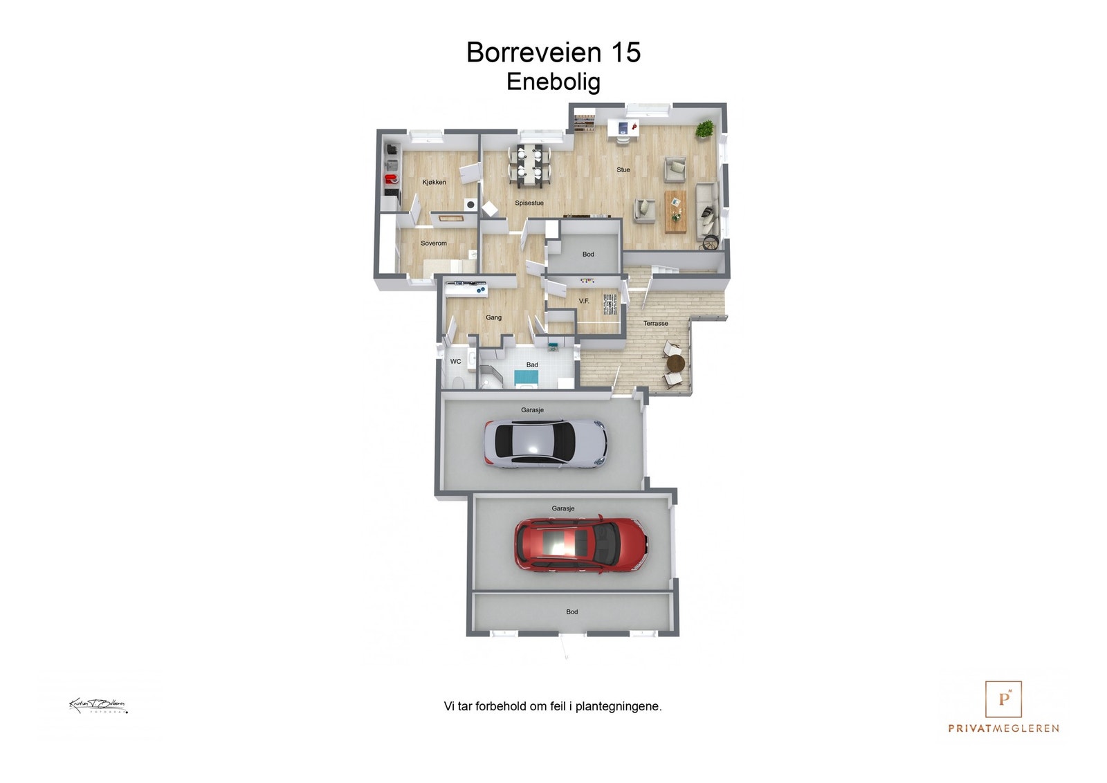 3 D plantegning Galleribilde