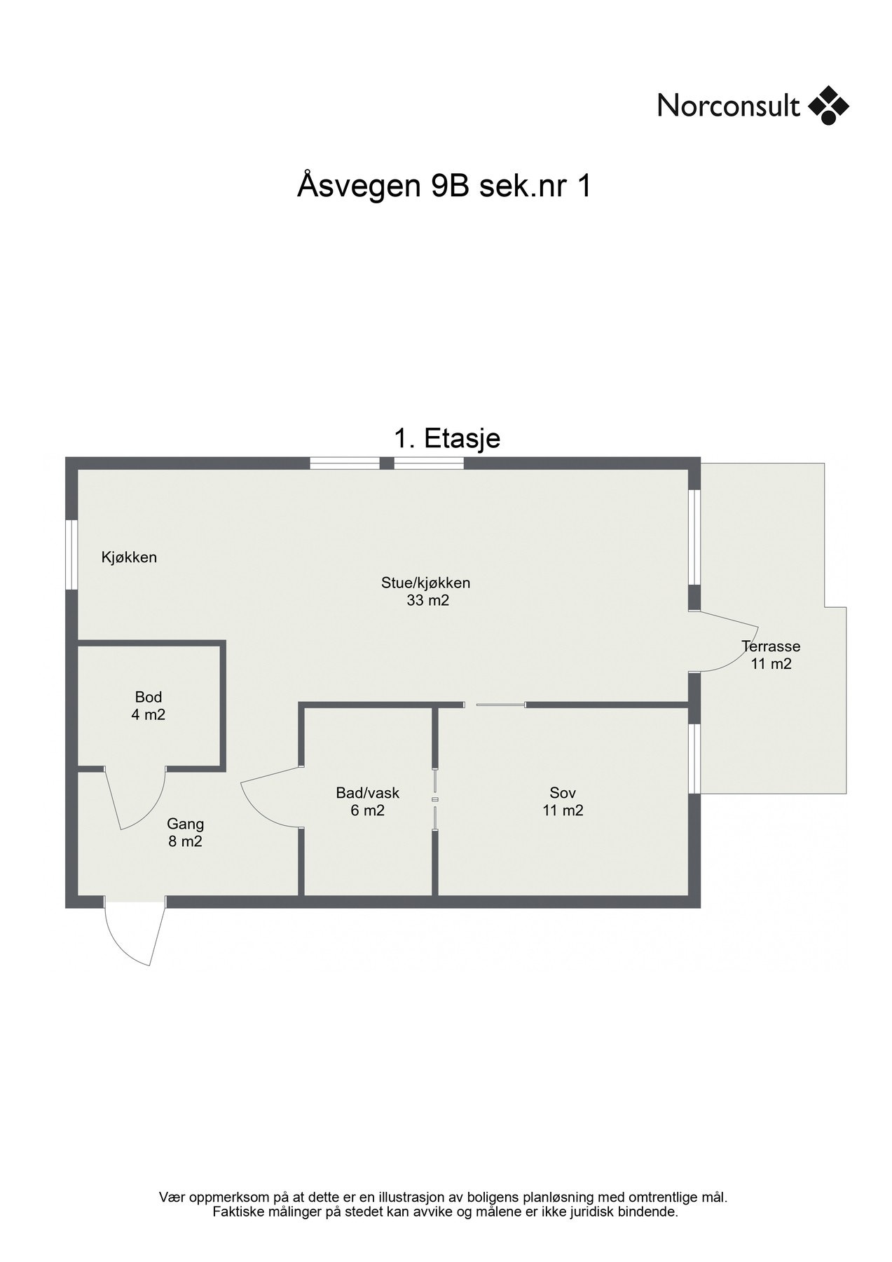 Planskisse. Galleribilde