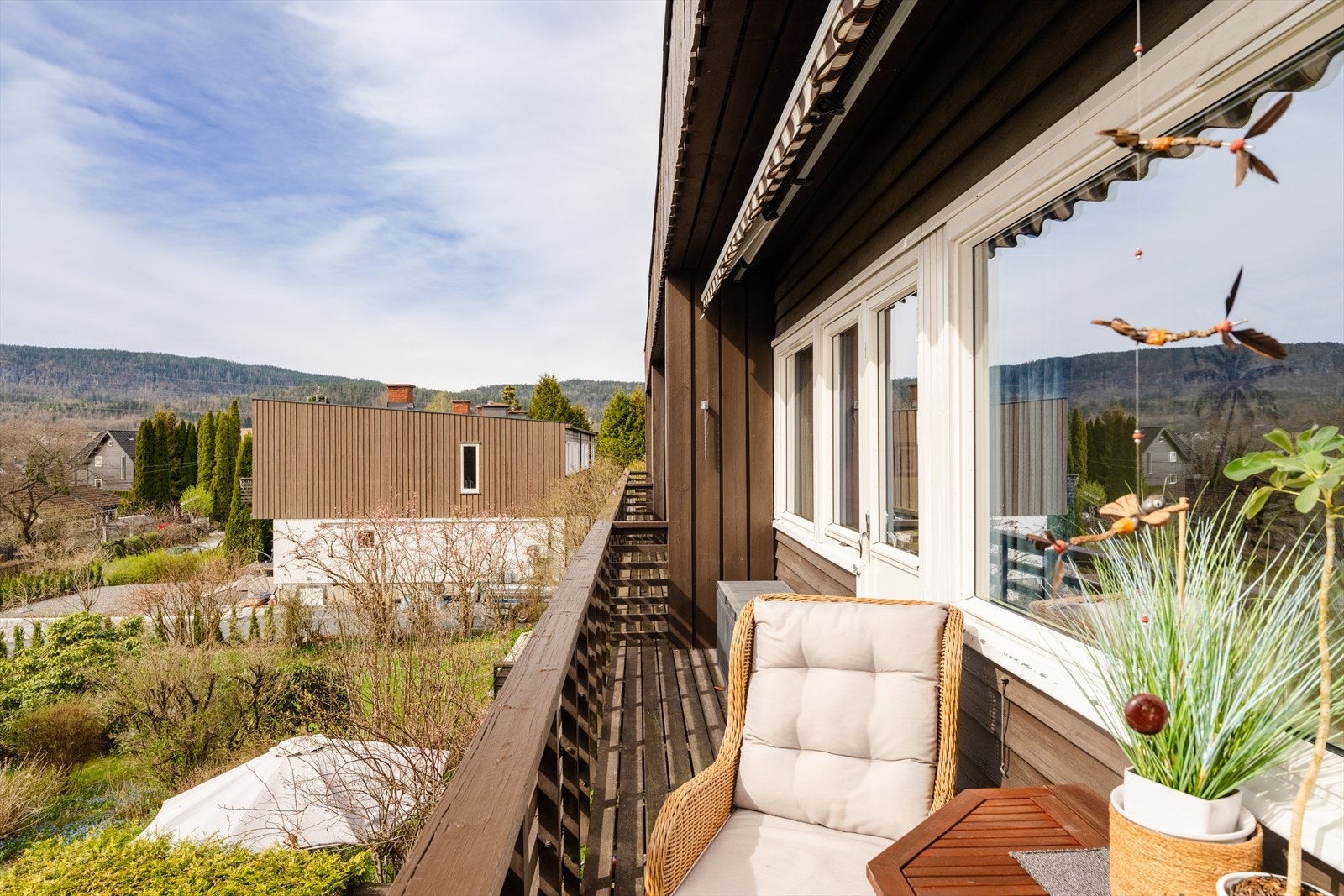 Her er det plass til sittegruppe og beplanting. Galleribilde