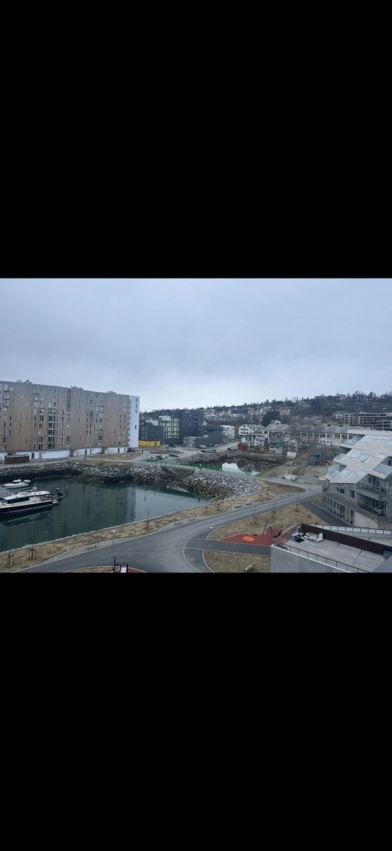 Utsikt fra balkong Galleribilde