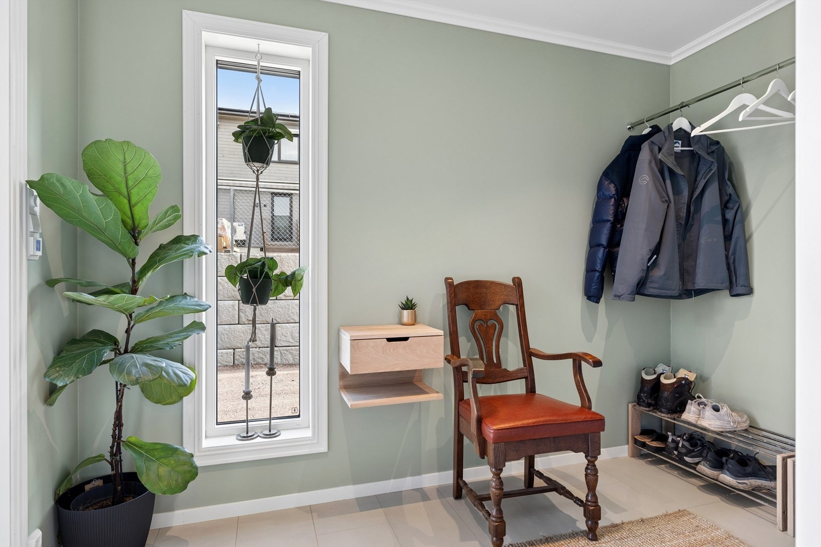 Inngangsparti har fått en ny look og blitt en del større. Galleribilde
