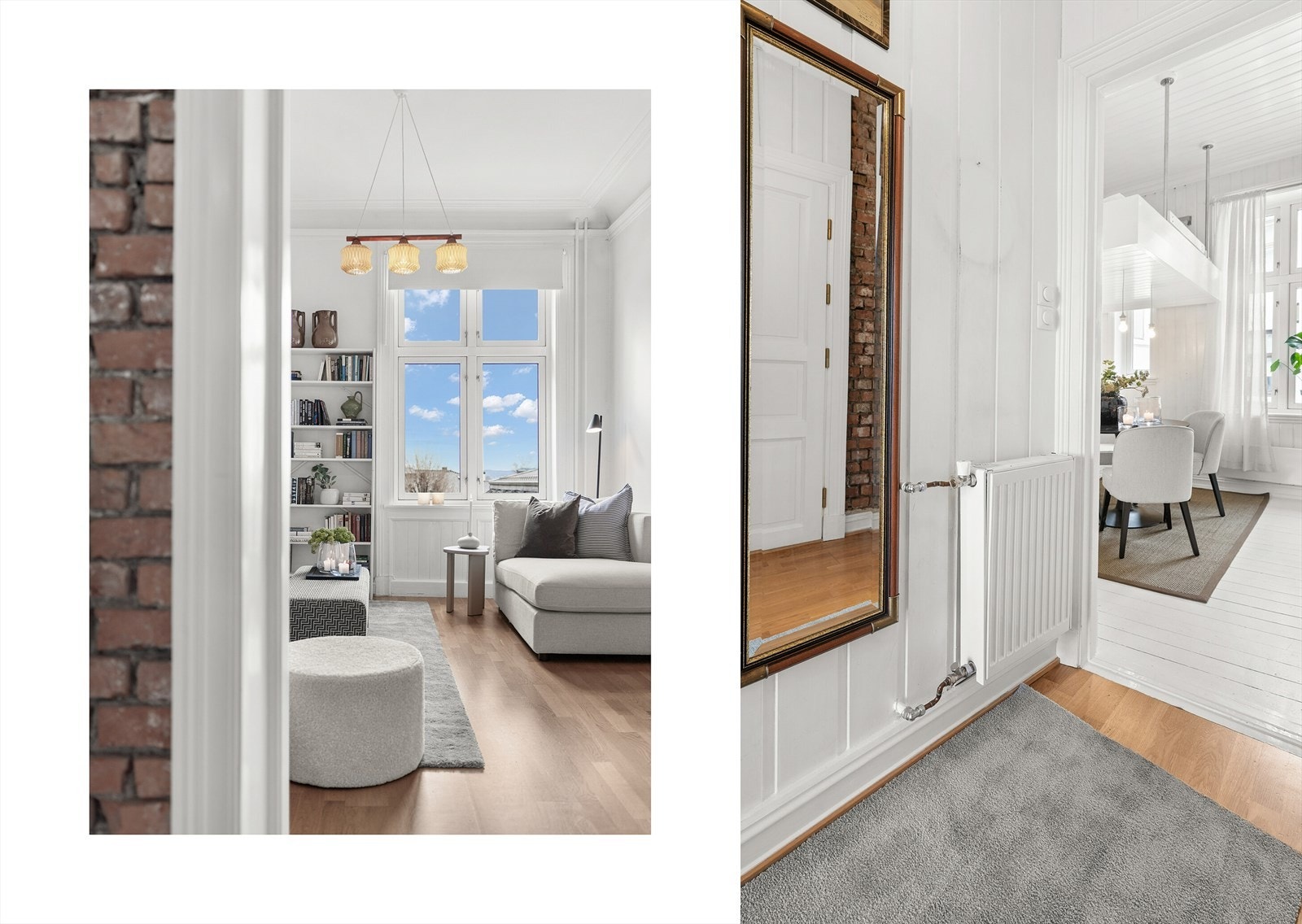 Gjennomgående lyse flater Galleribilde