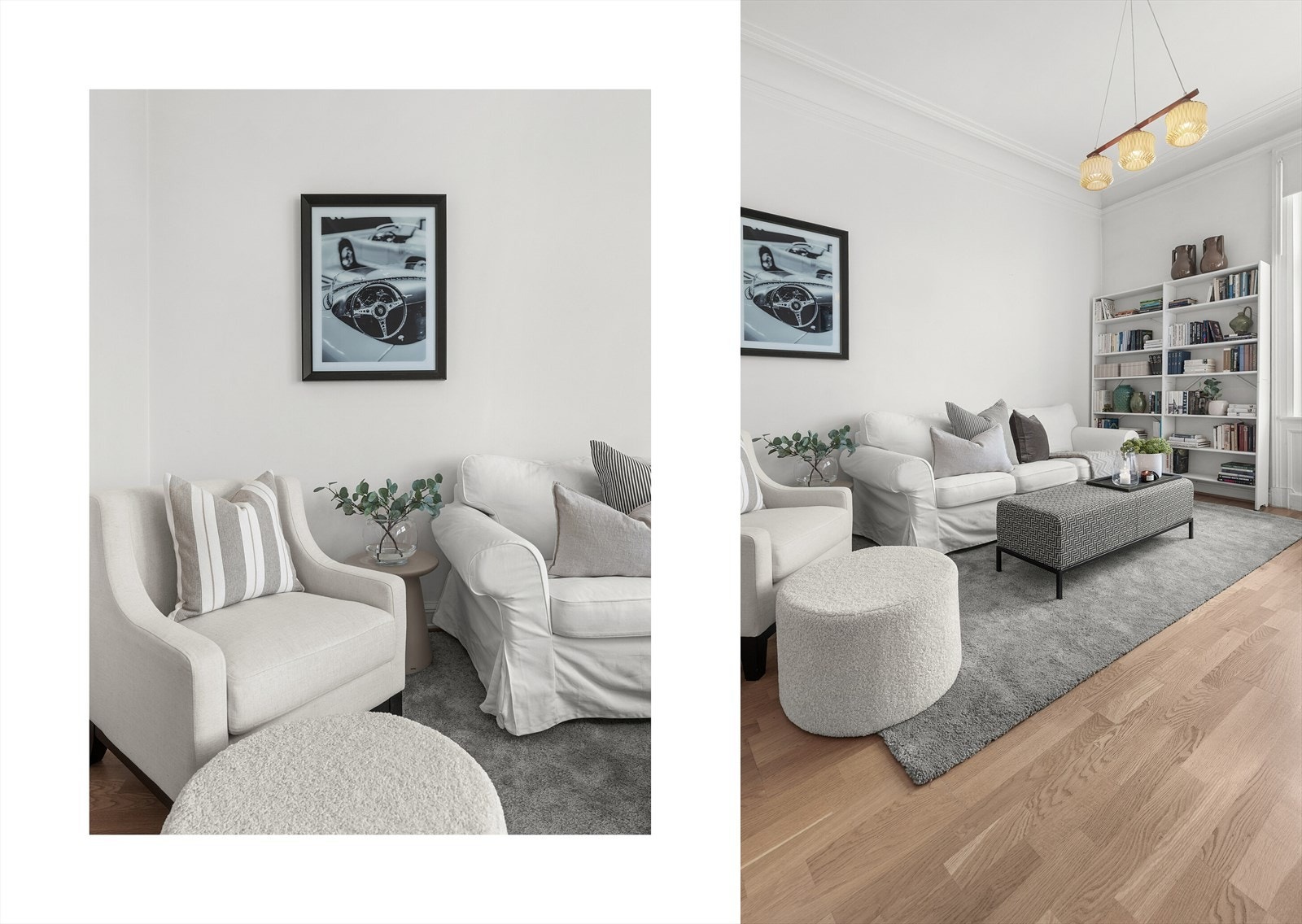 Romslig sittegruppe som legger til rette for sosiale sammenkomster Galleribilde