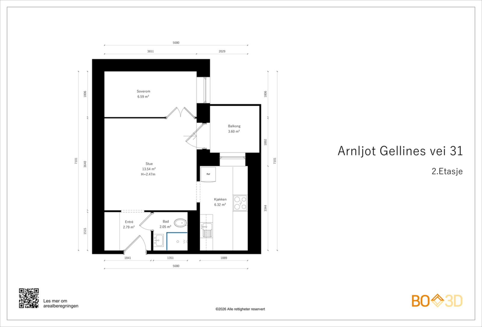 Plantegning. Galleribilde