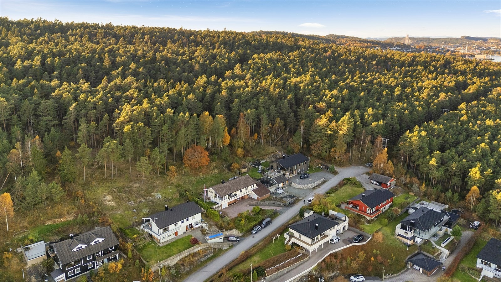 Dronefoto Galleribilde