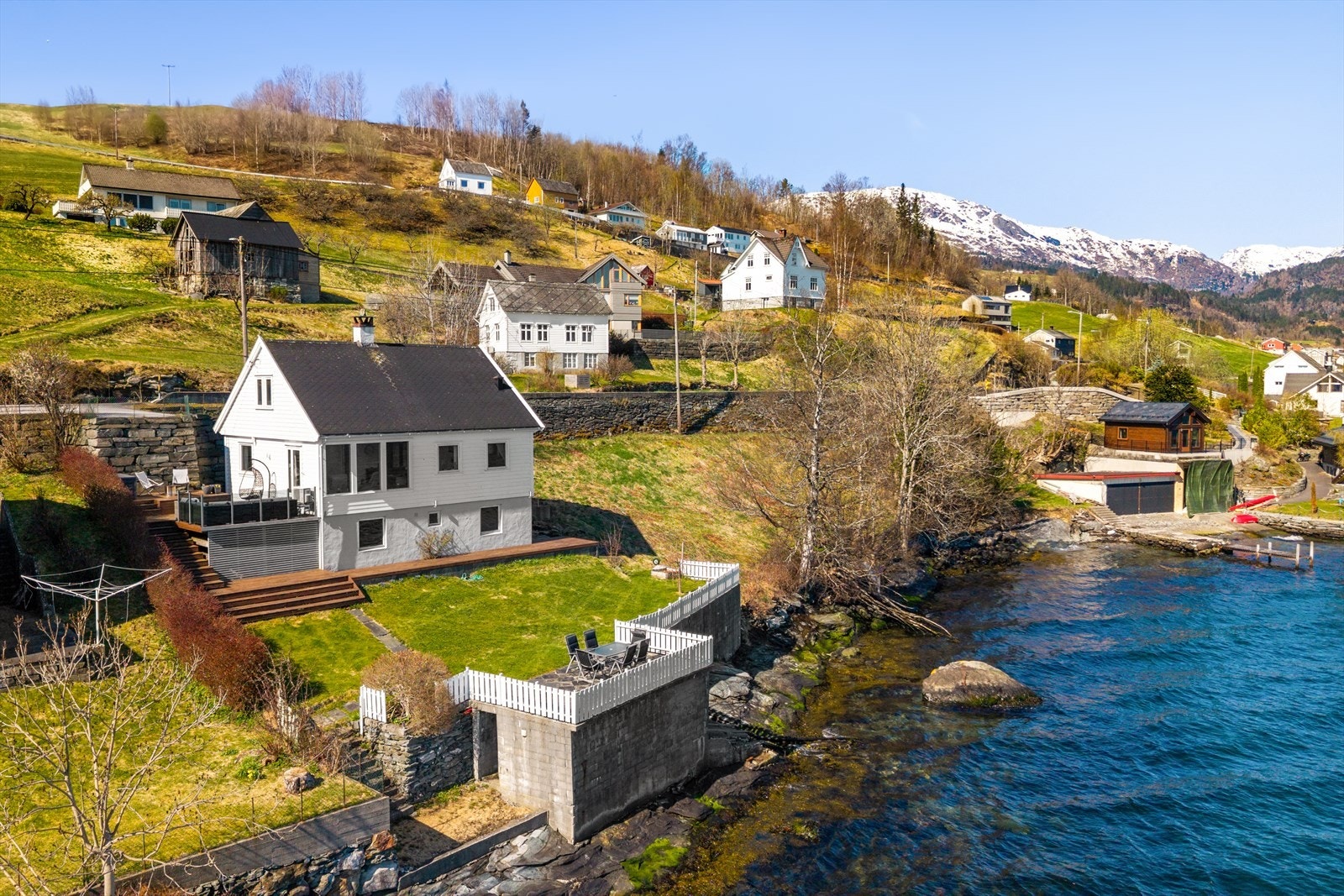 Her kan man bade og fiske fra egen eiendom Galleribilde