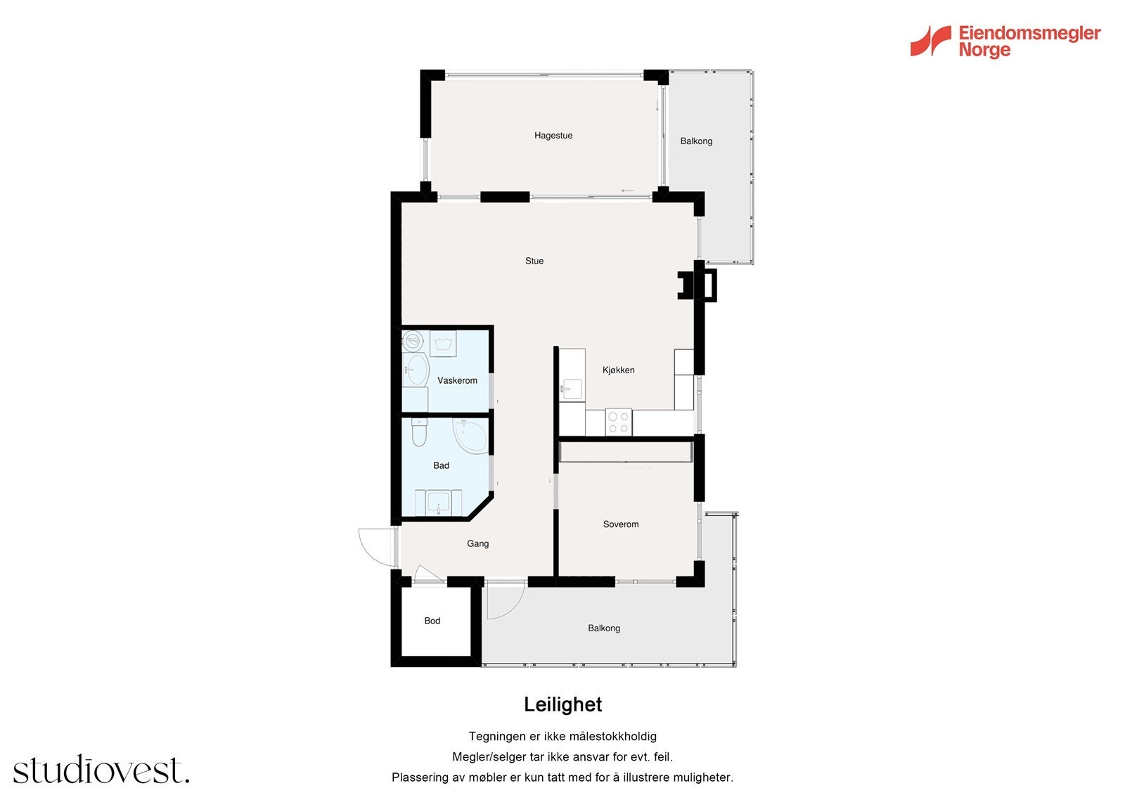 Plantegning Galleribilde