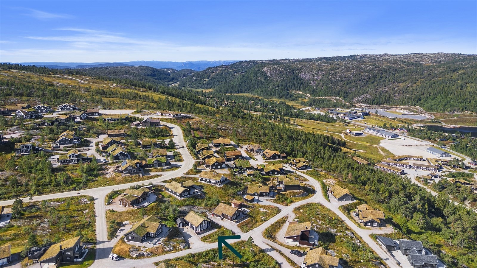 Hytten ligger på Rytterspranget med kort avstand til Gautefall alpinsenter Galleribilde