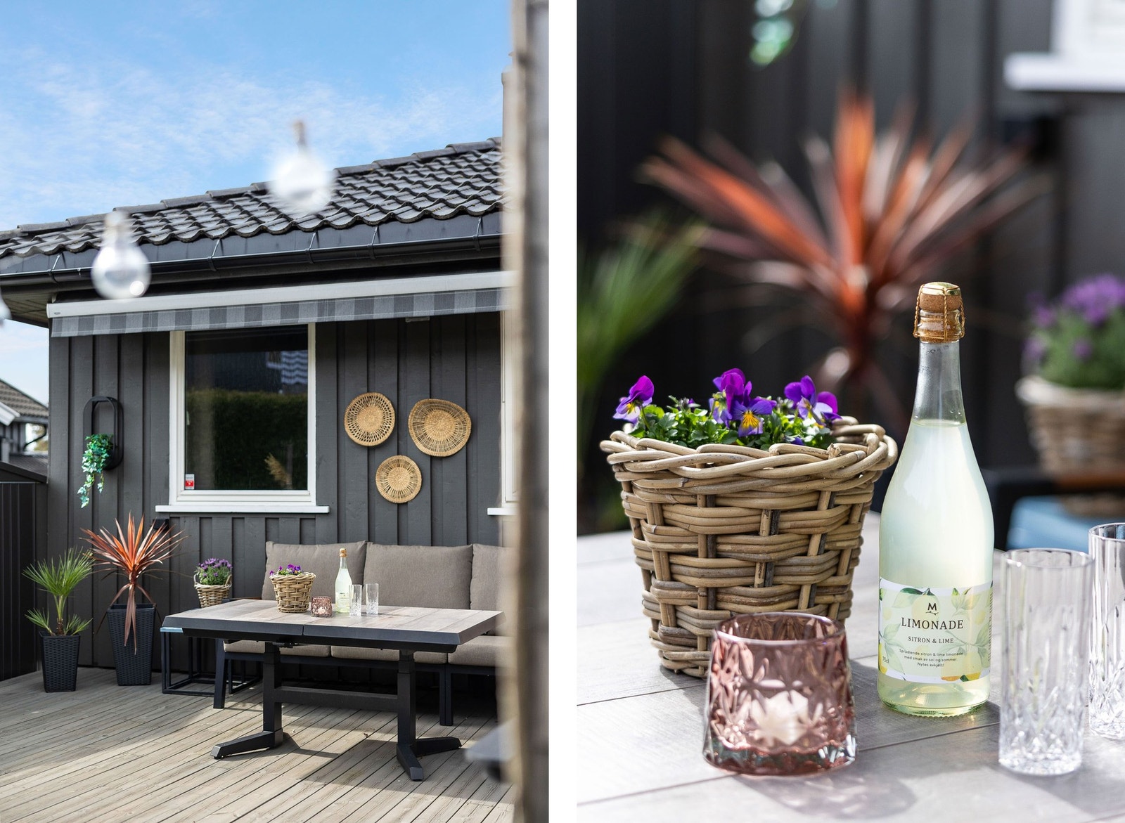 Her sitter du skjermet til med gode solforhold store deler av dagen. Galleribilde