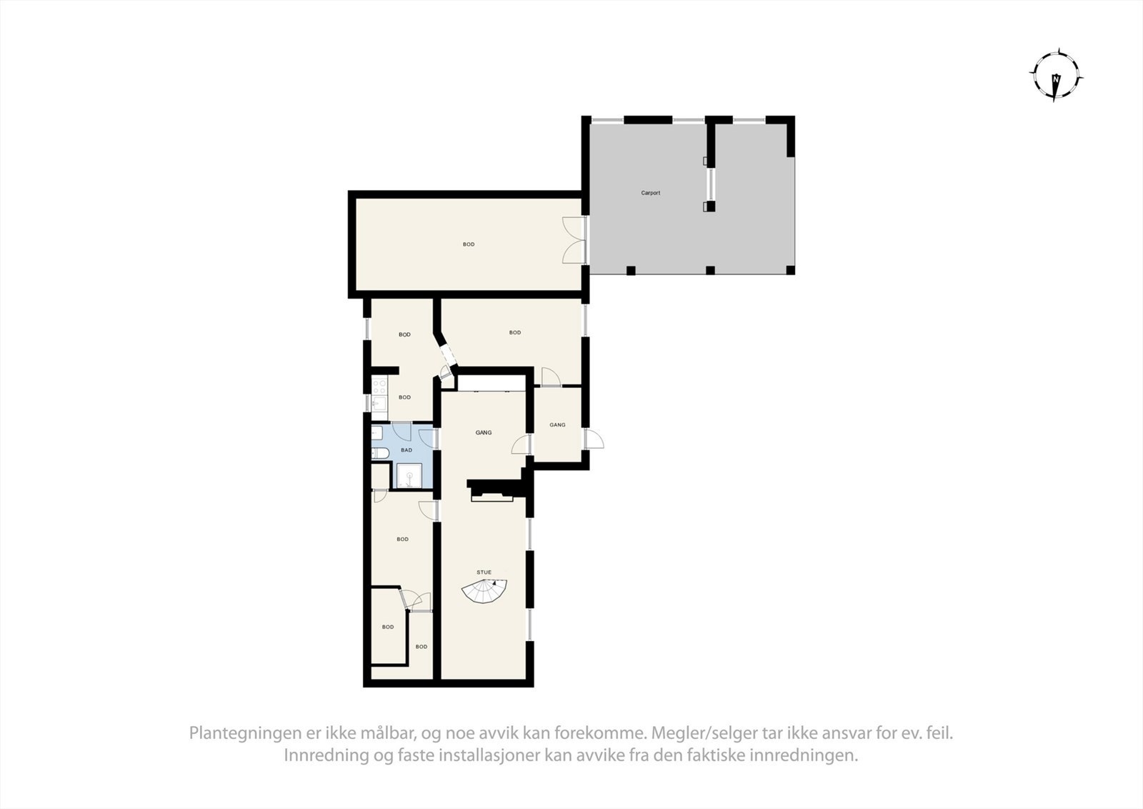 Plantegning Galleribilde