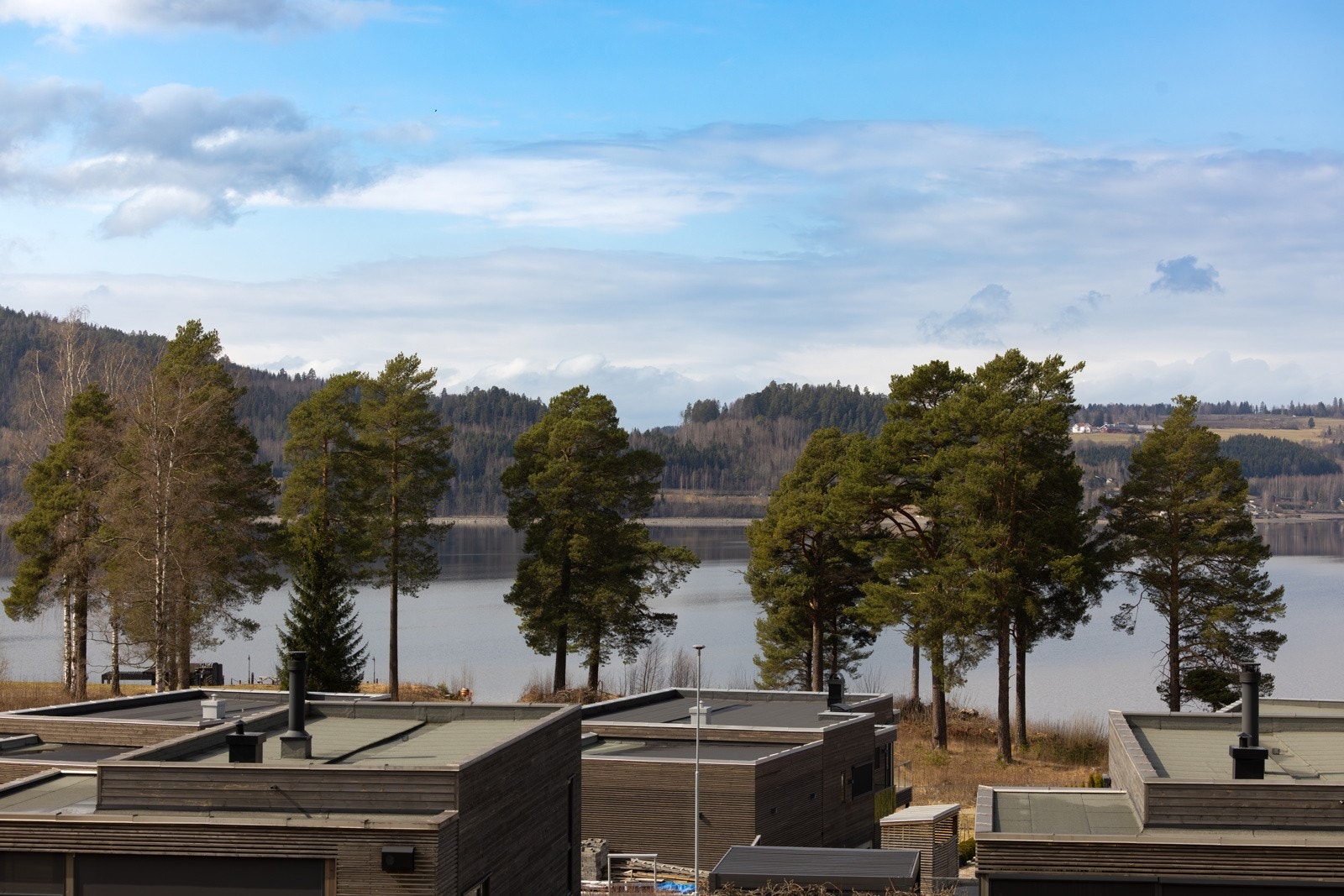 Utsikt fra balkongen Galleribilde