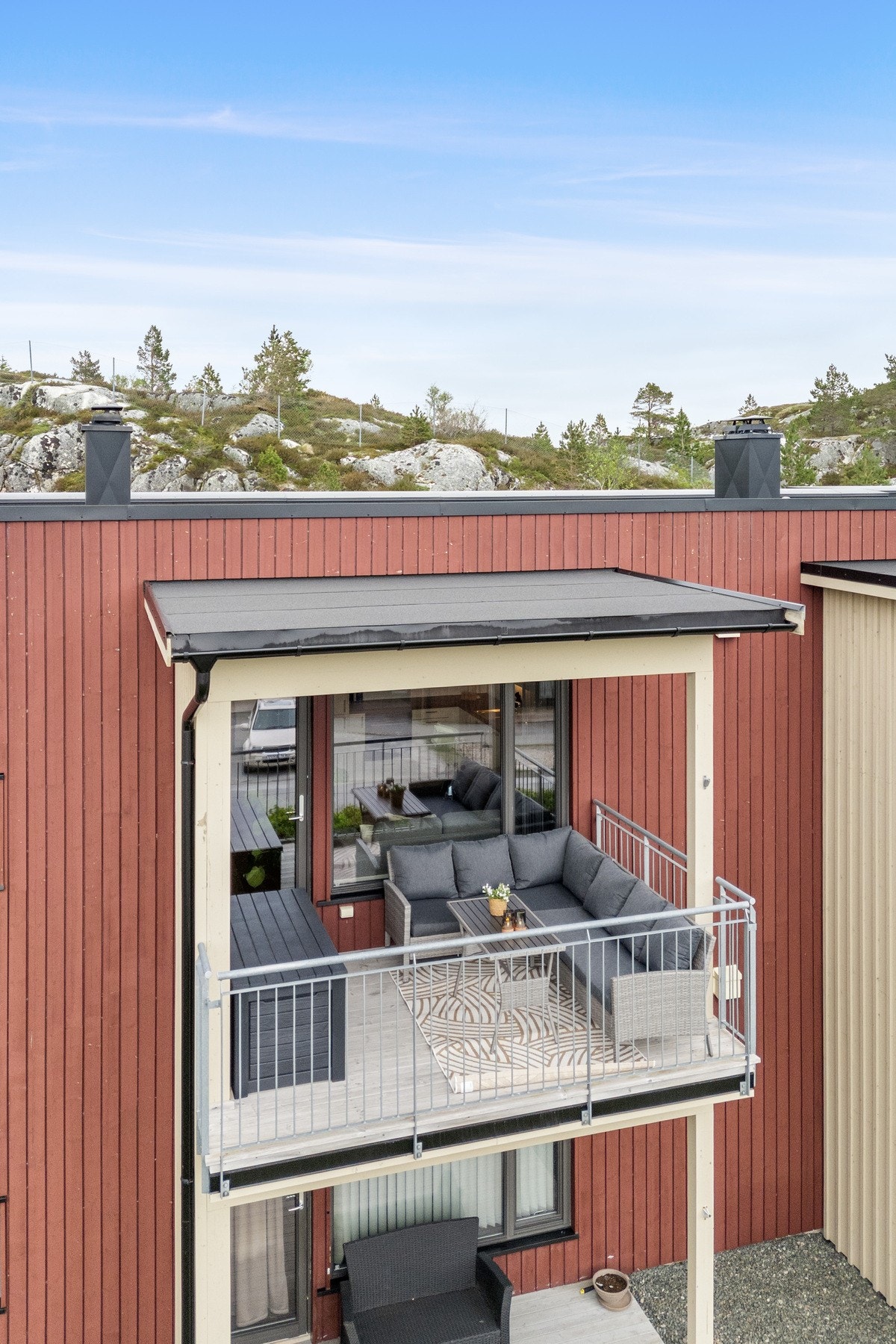 Balkongen er delvis overbygd Galleribilde