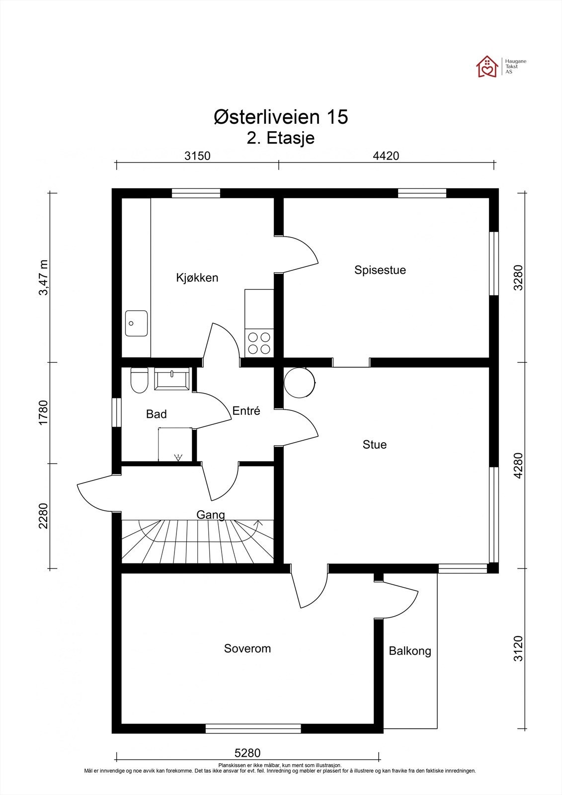 Plantegning - 2. etasje Galleribilde