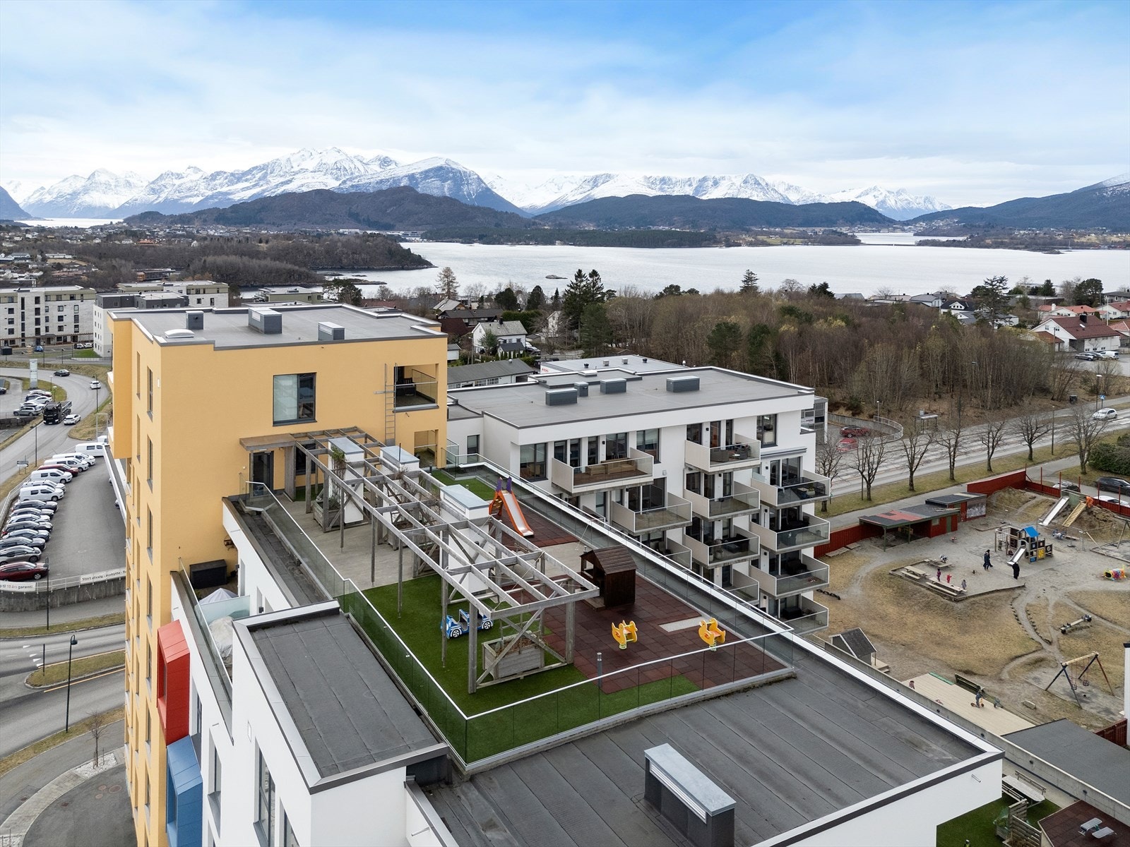 Felles takterrasse Galleribilde