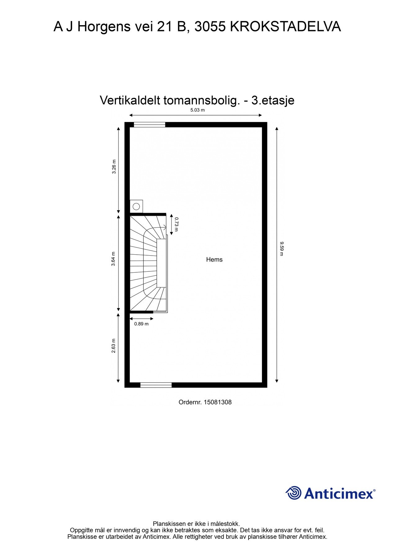 Plantegning hems Galleribilde