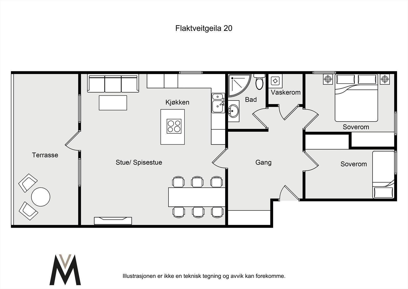 2D planskisse Galleribilde