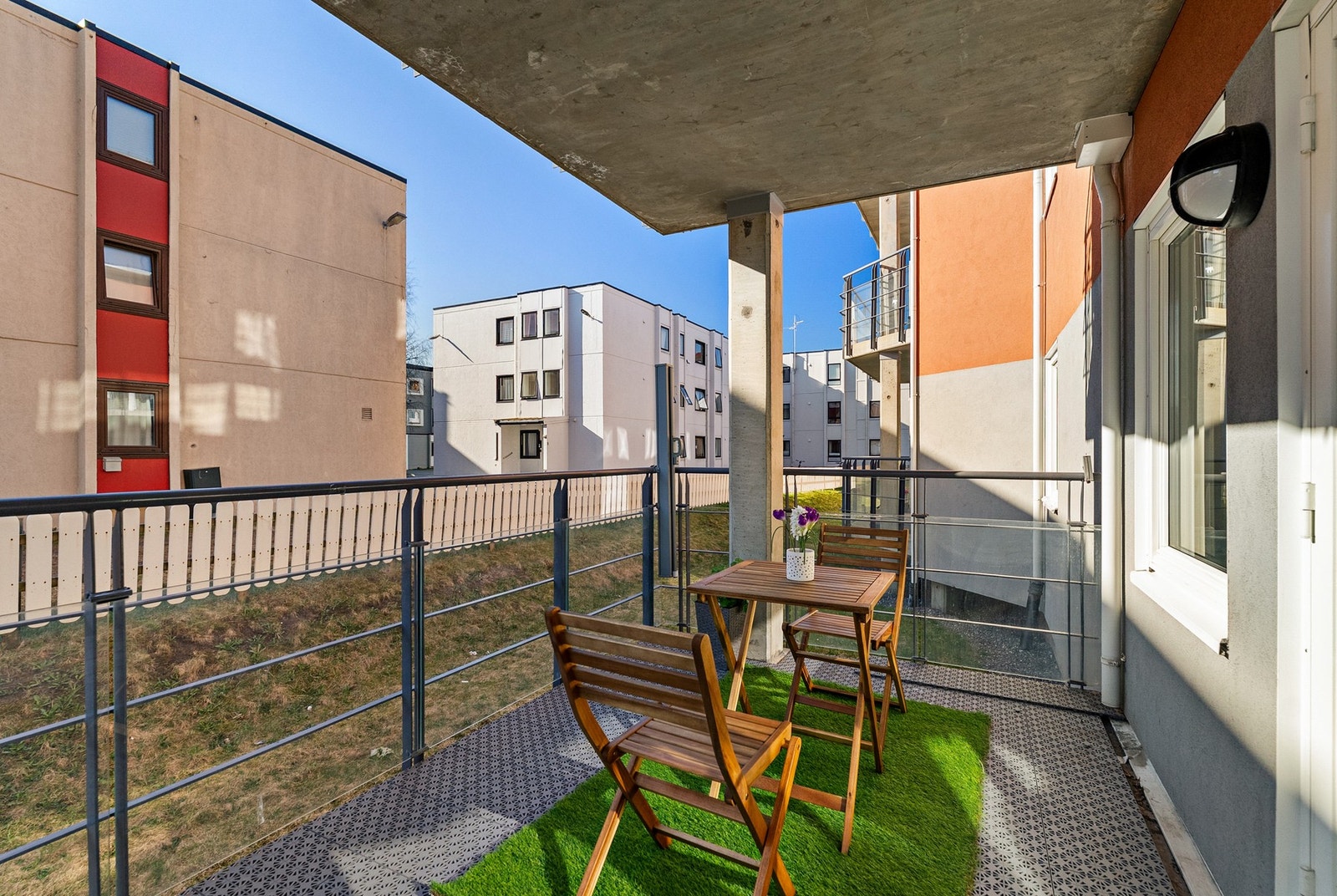 Takoverbygget balkong Galleribilde