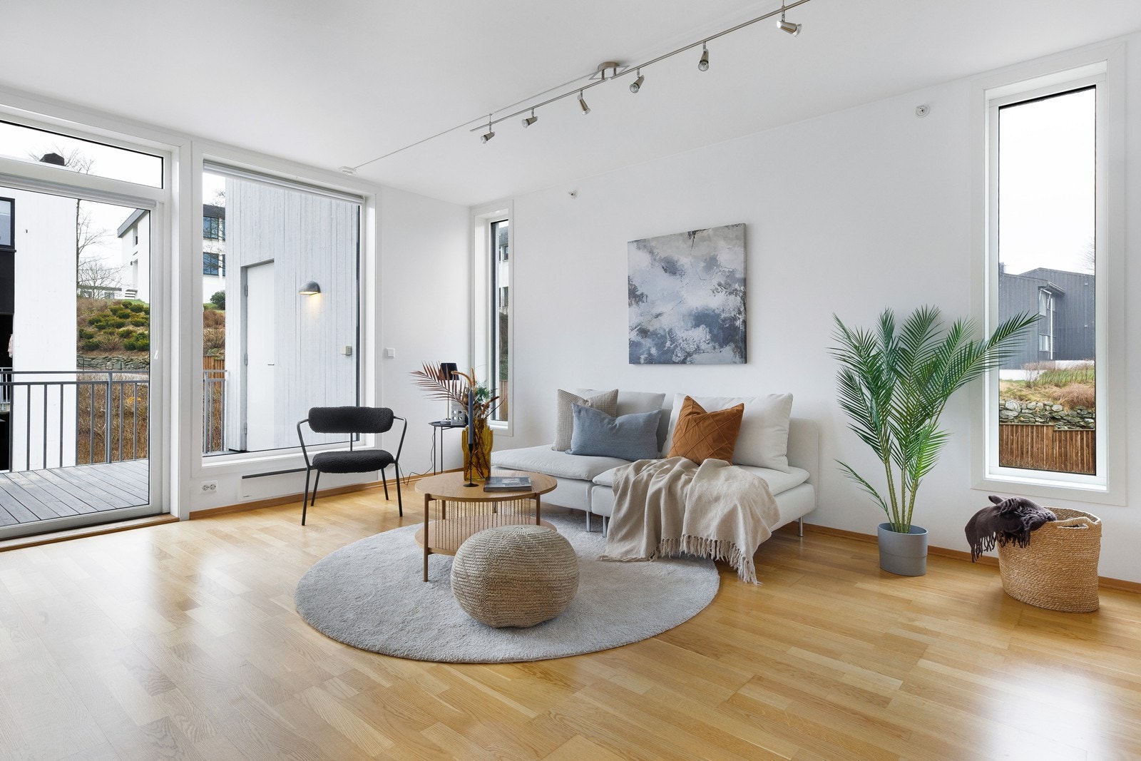 Lys og trivelig stue Galleribilde