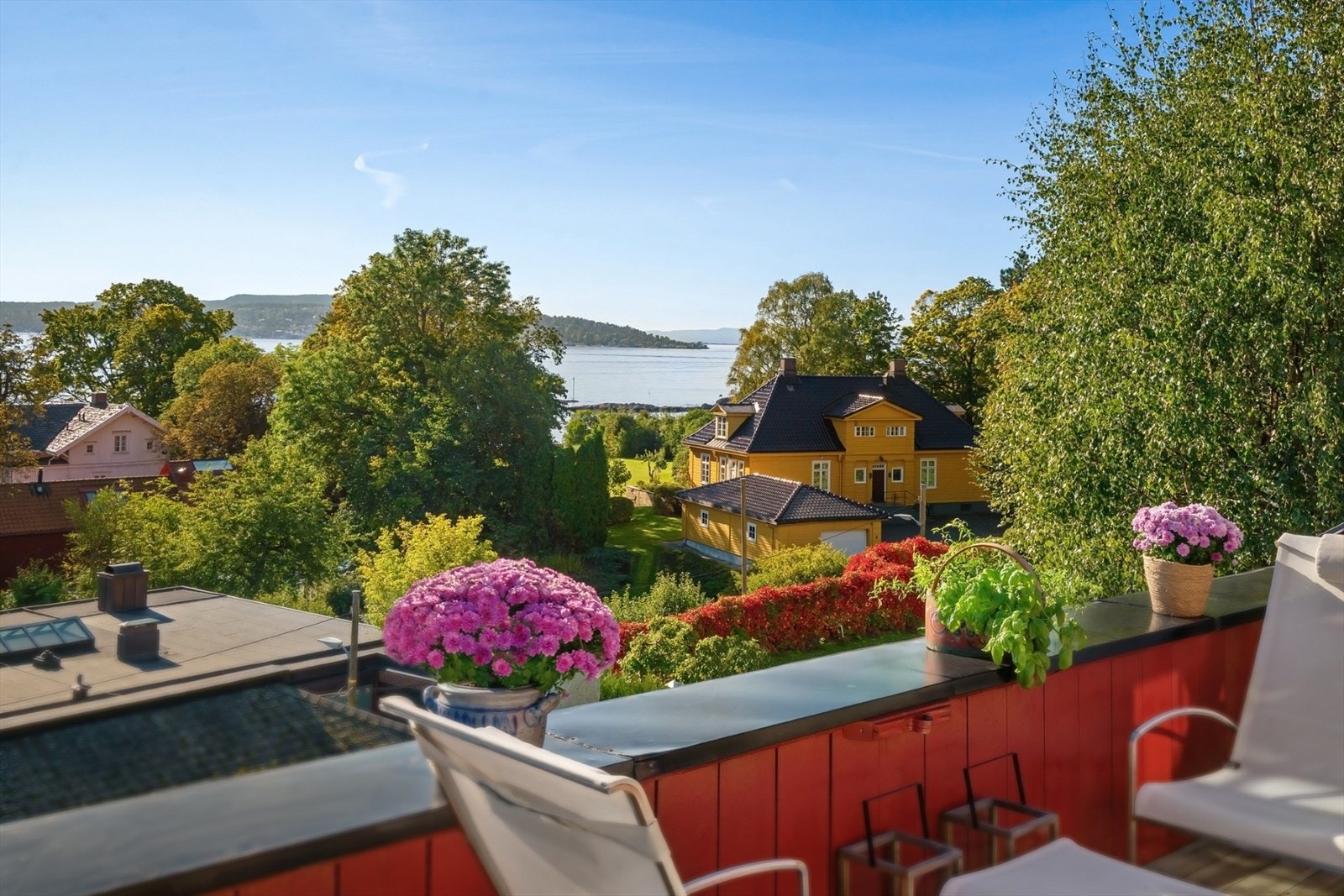Fra terrasse i 2.etg Galleribilde