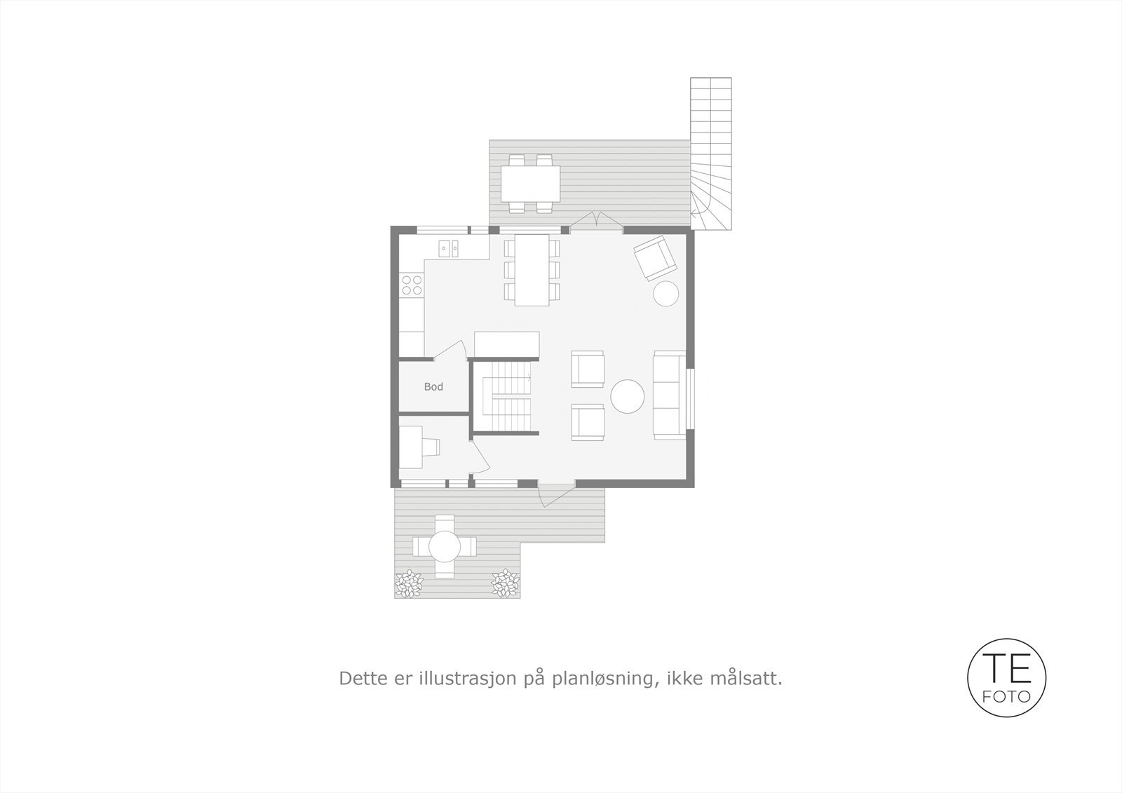 Plantegning. Galleribilde