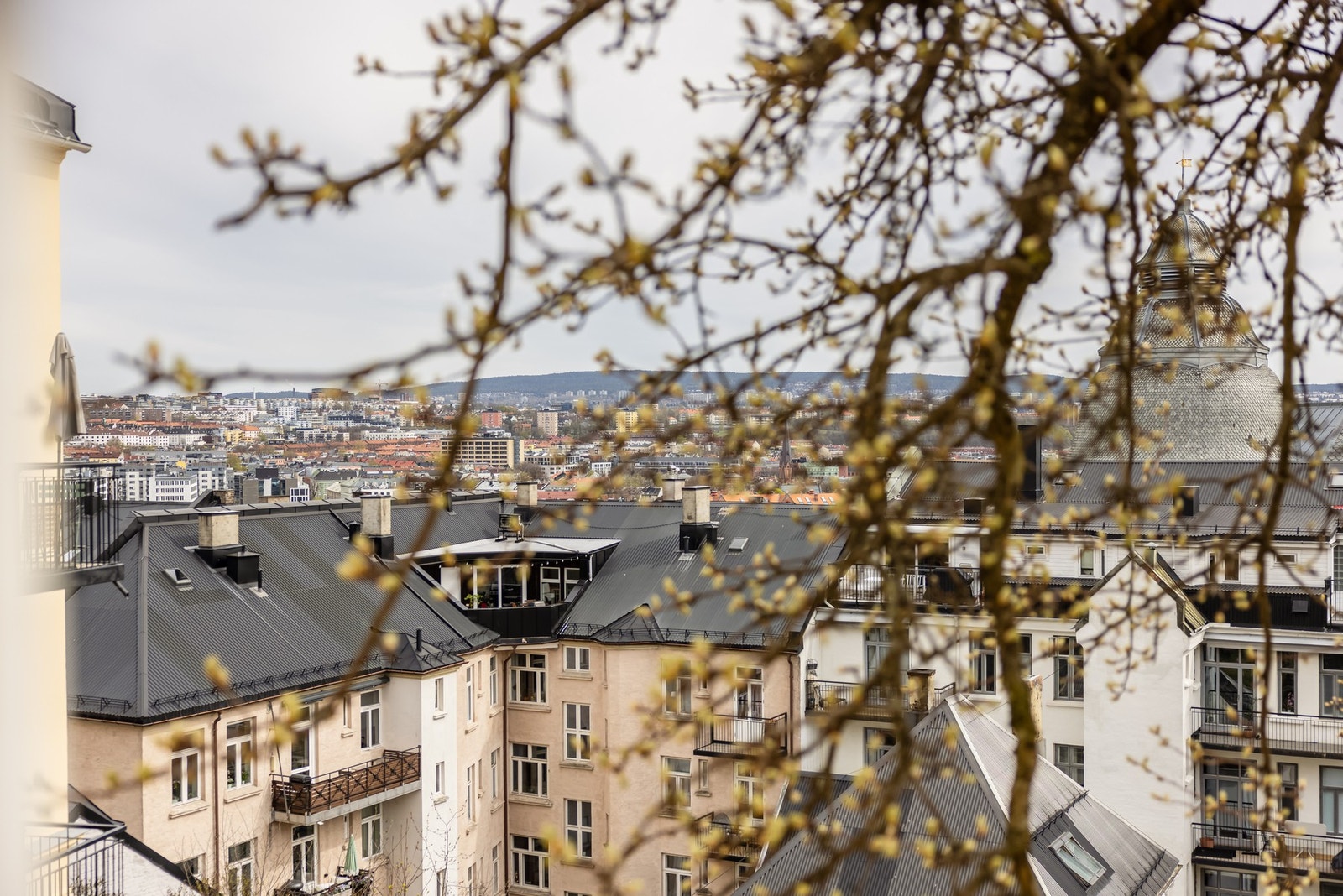 Nydelig utsikt fra baderomsvinduer! Galleribilde