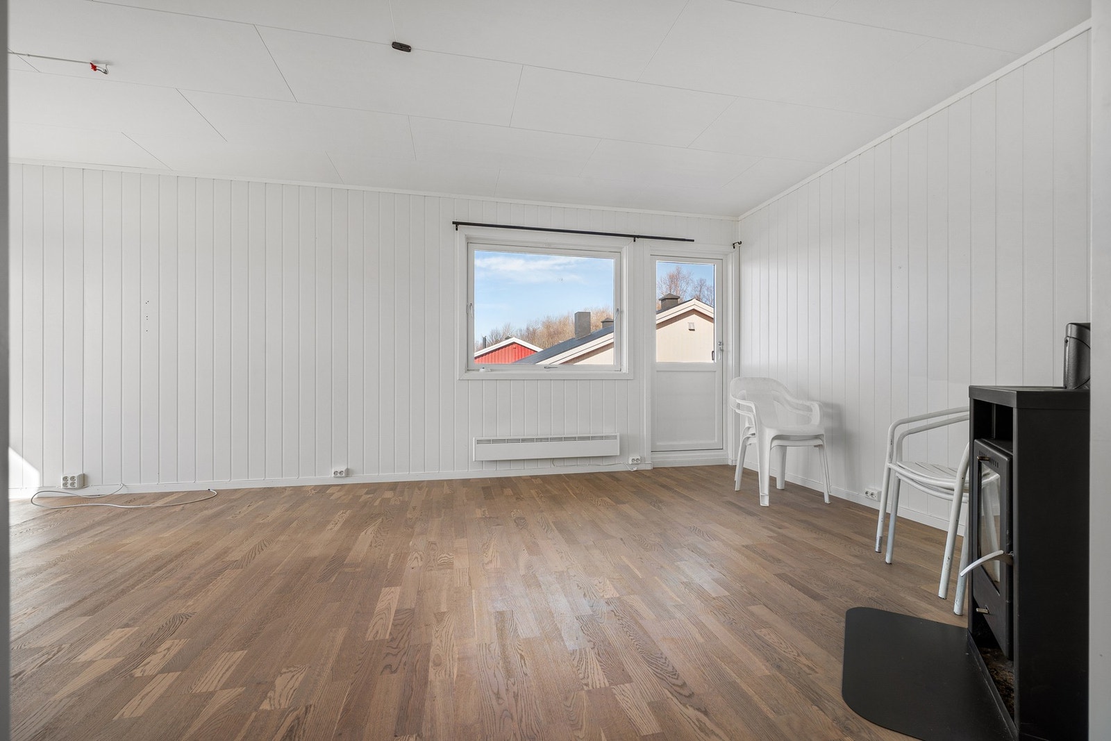 Utgang til takterrasse via stua Galleribilde