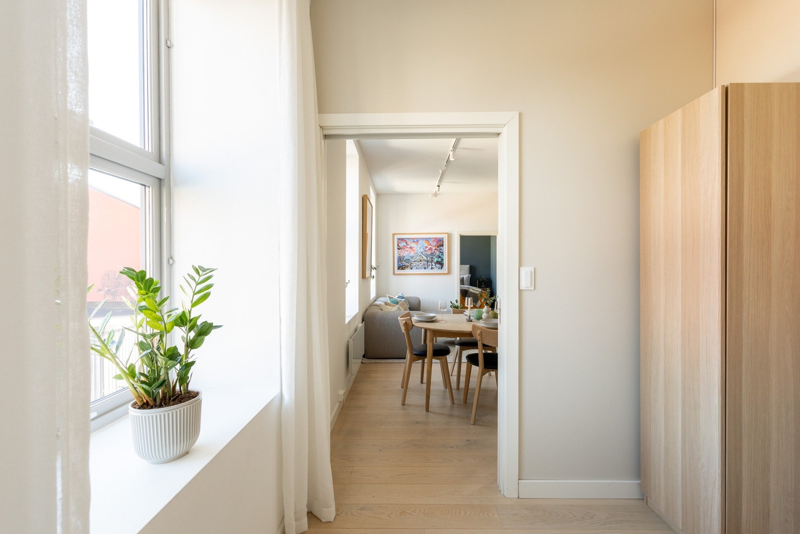 Fra soverom to inn mot stuen Galleribilde