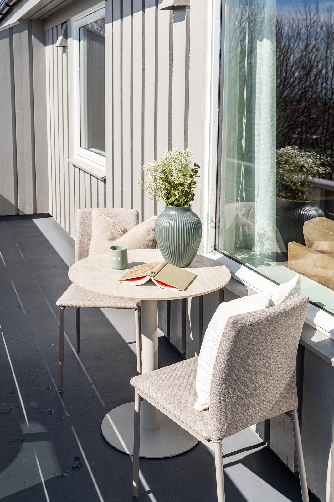 Her kan man nyte rolige stunder i solen. Galleribilde