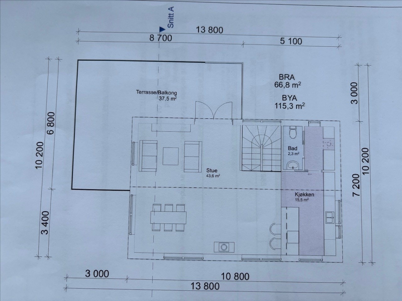 Plantegning 2 etasje Galleribilde