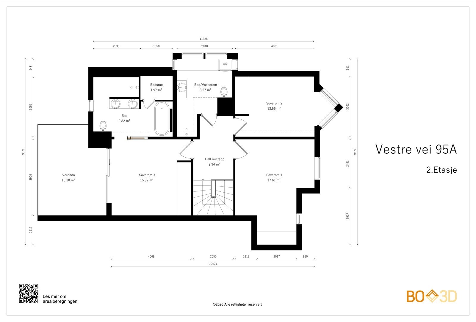 Vestre vei 95 A - 2. Etasje. Galleribilde